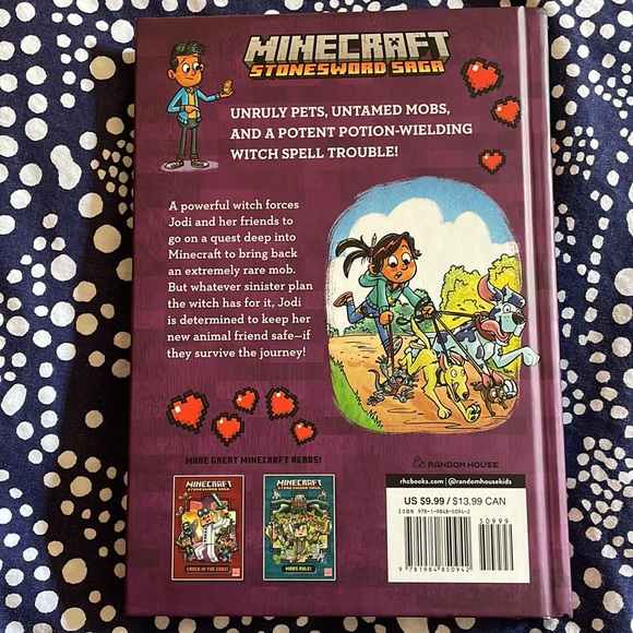 Minecraft: New Pets on the Block! (Minecraft Stonesword Saga #3) Book - Picture 3 of 6